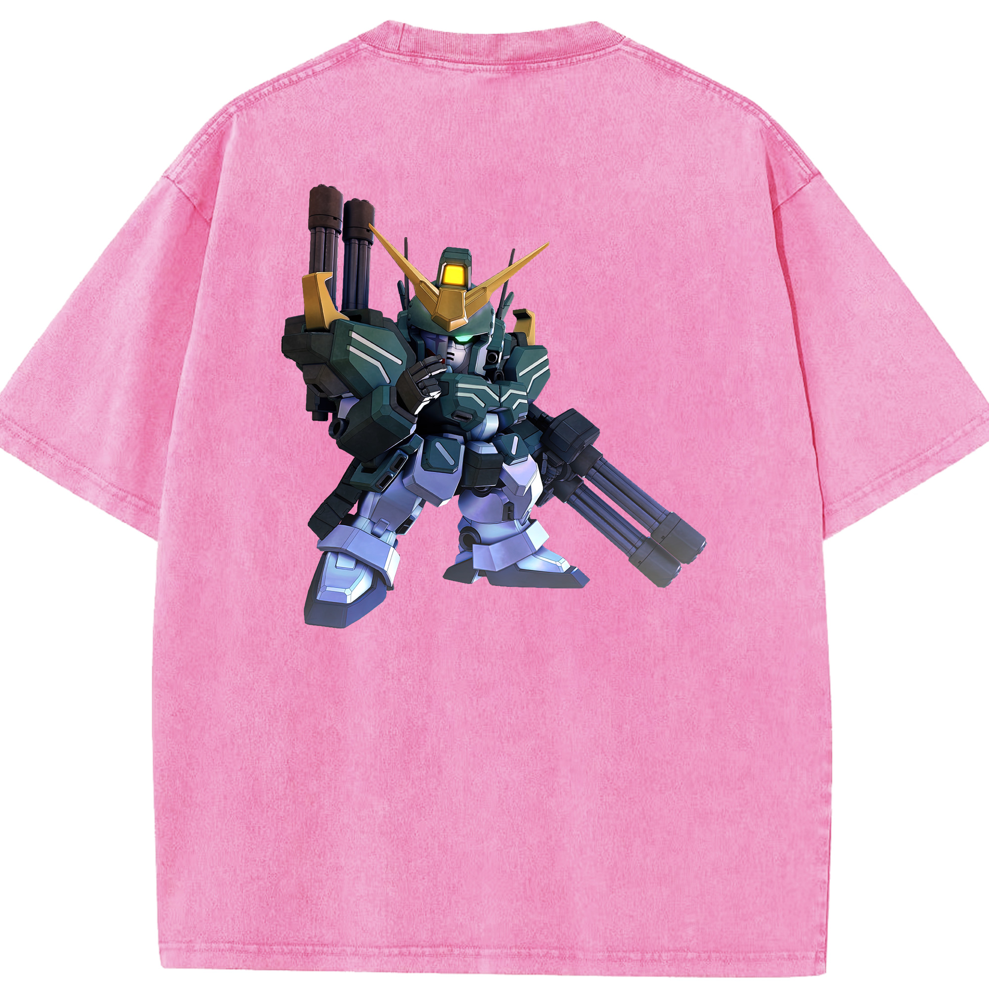 （画像用） 機動戦士ガンダム Mobile Suit Gundam 綿100% ヴィンテージ風 半袖Tシャツ（背面プリント）